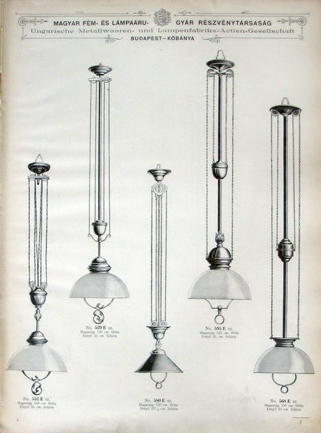 A Magyar Fém- és Lámpaárú-gyár Részvénytársaság 1900-évi katalógusa