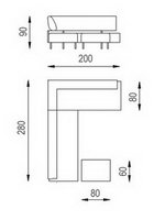 Bánfalvi Gábor - „SZIESZTA” kanapé