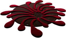 Brinkus Kata: Tűzpitypang Swarovsli betéttel