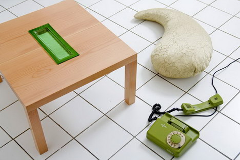 Hajas Ági: Tölgyfabetétes bükkasztal