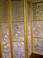 Hajdú Andrea - Bőr paraván és intarzia