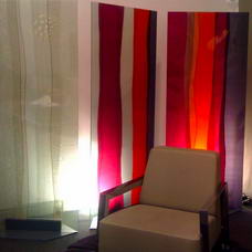 Hegedűs Andrea - Üvegtextil panelek a Lakástrend 2011 kiállítás Made in Hungary csarnokában