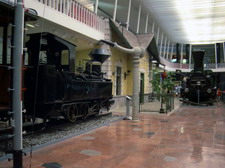 Kovács Zoltán - Közlekedési Múzeum, 150 éves Magyar Vasút, nagycsarnok állomásépület